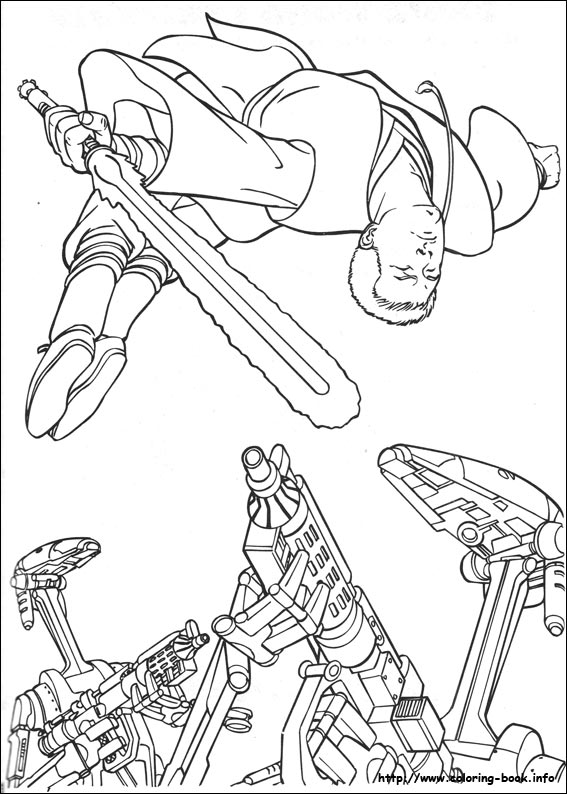 Star Wars coloring picture